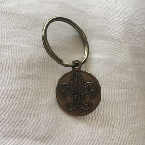 Engraved Boy Scout Keychain